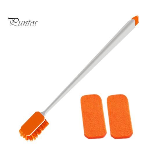 

1 комплект щетки для аквариума, удобная маленькая скруббер для водорослей, прочная щетка для чистки аквариума оранжевый