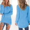 Women's Fitted Warm Winter Solid Quarter Zipper Up Pullovers Sweater Plush Top