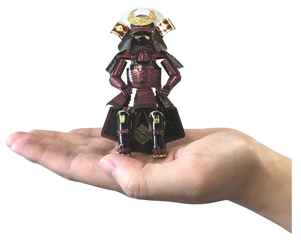 Tenyo Metallic Nano Puzzle Multi-Color Series - Samurai Armor Takeda Shingen T-ME-006M