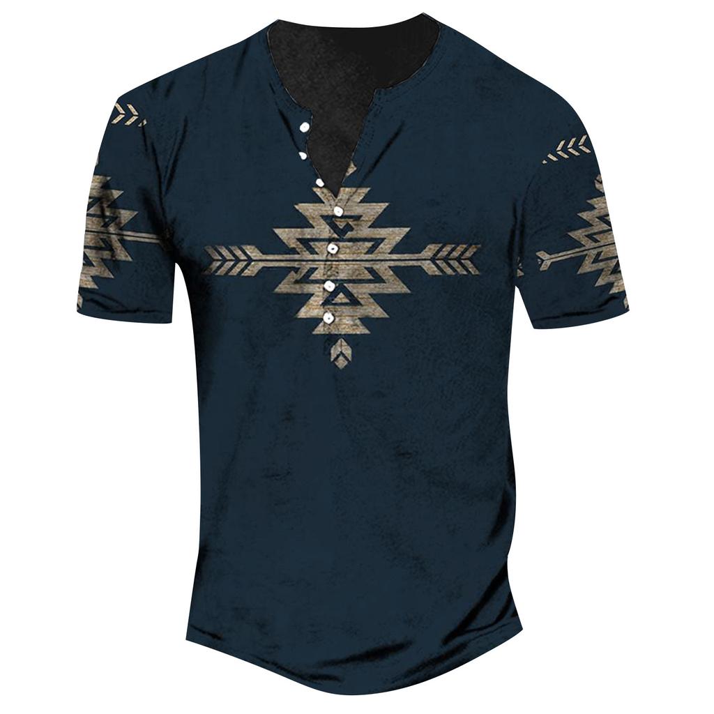 Men's Short Sleeve Graphic And Embroidered Fashion T-Shirt Spring And Summer Short Sleeve Printed