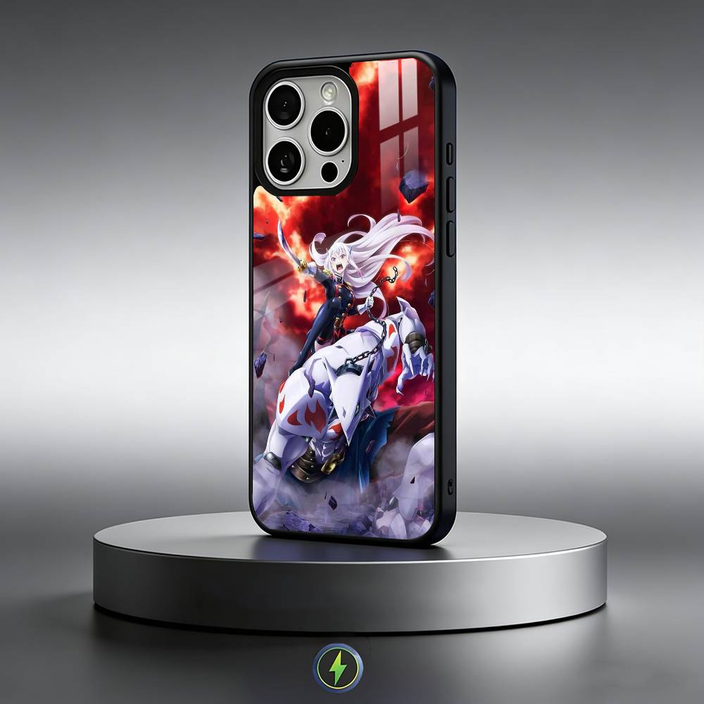 Anime C-Chained Soldier Handyhülle Für iPhone17,16,15,14,13,12,11 Plus,Pro Max Magnetisch Für Magsafe Kabelloses Laden