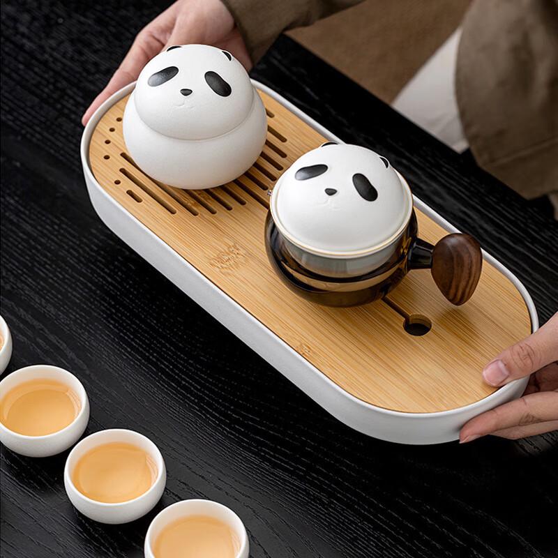 LIU Panda Ceramic Tea Set