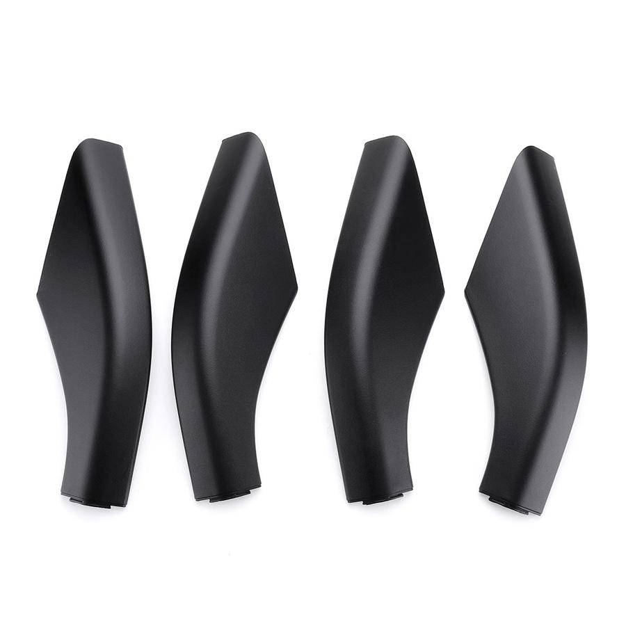 For Land Rover Freelander 2 2006-13 4PCS Black ABS Car Roof Rack Rail End Shell