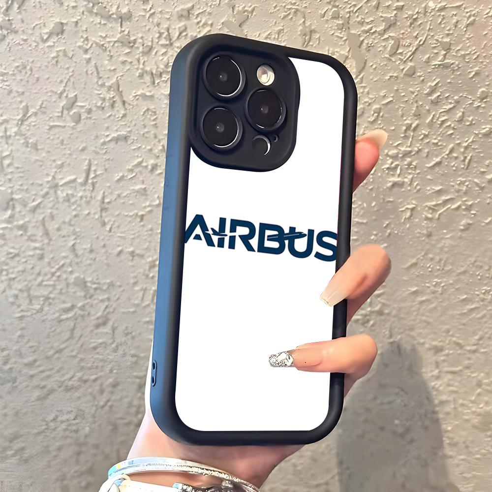 Airbus Logo Phone Case For IPhone 17 Pro Max 16 15 14 Pro Max IPhone 13 Pro Max 11 Plus Silicone Cover