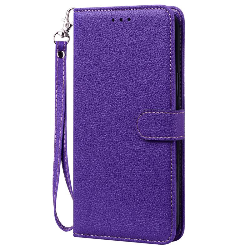 Candy Color Buchleder Flip Portemonnaie Handyhülle für iPhone 15 14 13 12 11 Pro Max X XR XS Max 7 8 15 Plus Luxus Fashion Cover