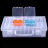 Clear Stackable Craft Box Set 20 Pack Lid Container for Beads Organization Jewelry Making Tackle Small Parts Storage