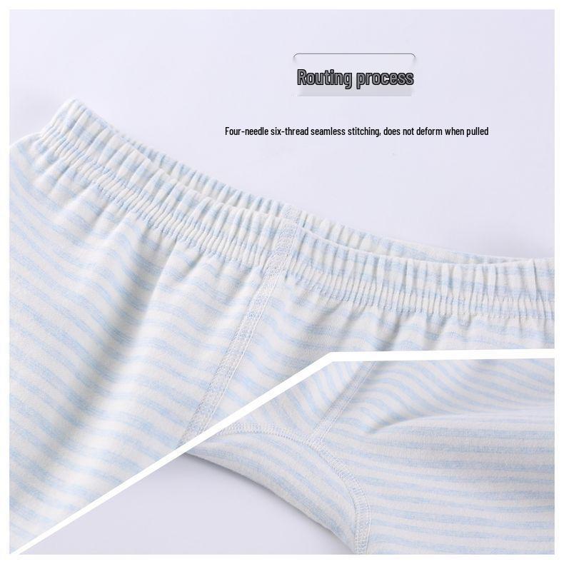Children's Cotton Underwear Set: Boys' Autumn Clothes & Trousers, Girls' Pajamas, Baby Base Layer, Cotton Flannel Homewear