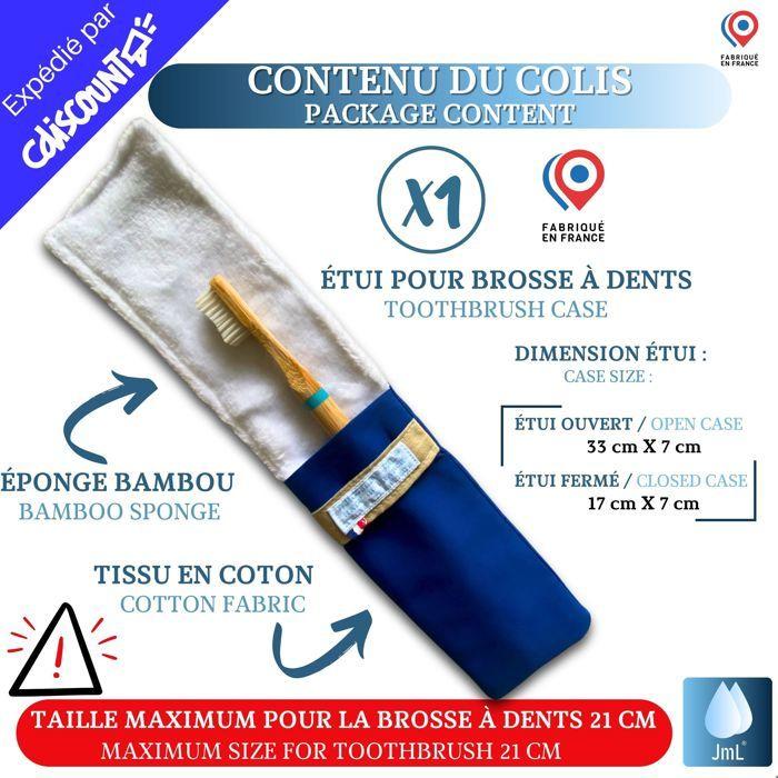 Pochette Brosse à Dents JaMoonLBV® - Étui de Voyage Étanche, Made in France