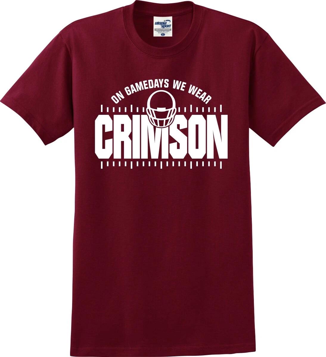 

On Gamedays We Wear Crimson Football Unisex T shirt (S-5X) L