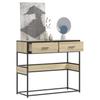 Vidaxl Console Table, Sonoma Oak, 90X35X80 Cm