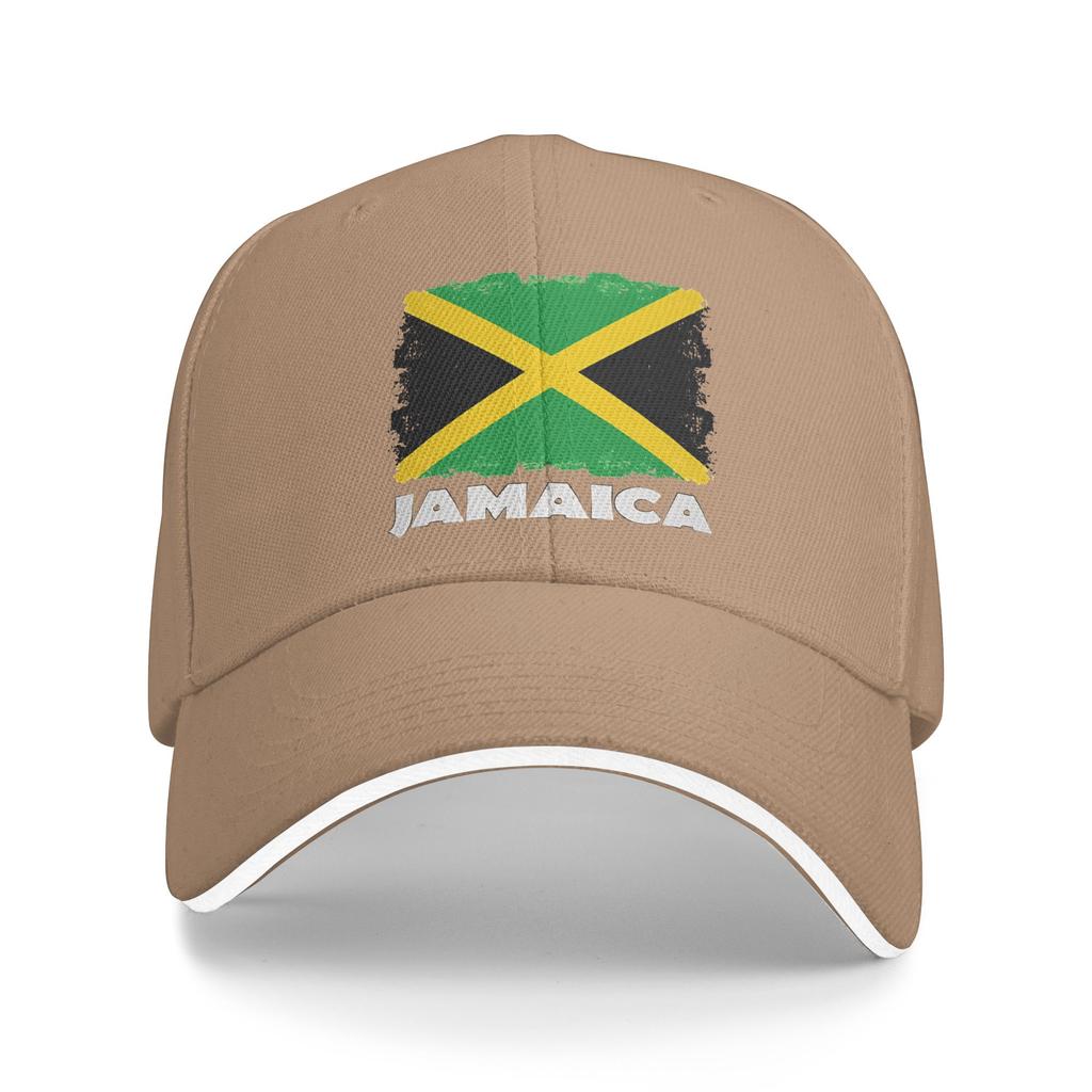 Spring Jamaica National Flag Distress Baseball Cap Kpop Rock Streetwear Custom Logo Sun Trucker Hat Women Hot Sale Baseball Caps