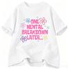 After A Unisextal Breakdown Tshirts  Casual Short Sleeved Tshirts With Unisex Fun Patterns