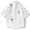 SNOOPY Men's Summer Embroidered Short-Sleeve Shirt