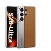 Custodia Lussuosa in Pelle Galvanizzata per Telefono Samsung Galaxy S26 S25 S24 S23 Ultra Ultra Sottile Morbido Silicone Antiurto Cover Posteriore