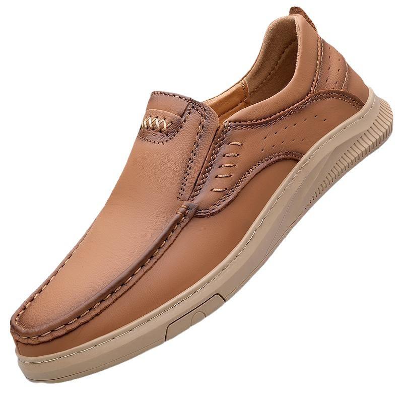 Pánské kozačky Podzimní vysoké Top Kožené Neformální boty Móda Bavlna Boty Ploché kotníkové boty Business Outdoorové boty Muž Tenisky Novinka