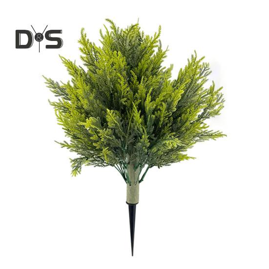 Artificial Boxwood Topiary Ball Tree with Ground Stake UV Resistant Weather-proof Faux Greenery Violet Shrubs Outdoor Garden Porch Patio Fake Boxwood
