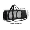 Foldable Mesh Dive Bag Adjust Shoulder Strap Breathable Mesh Travel Duffle  Adjust Shoulder Strap Handle Mesh Travel Duffle