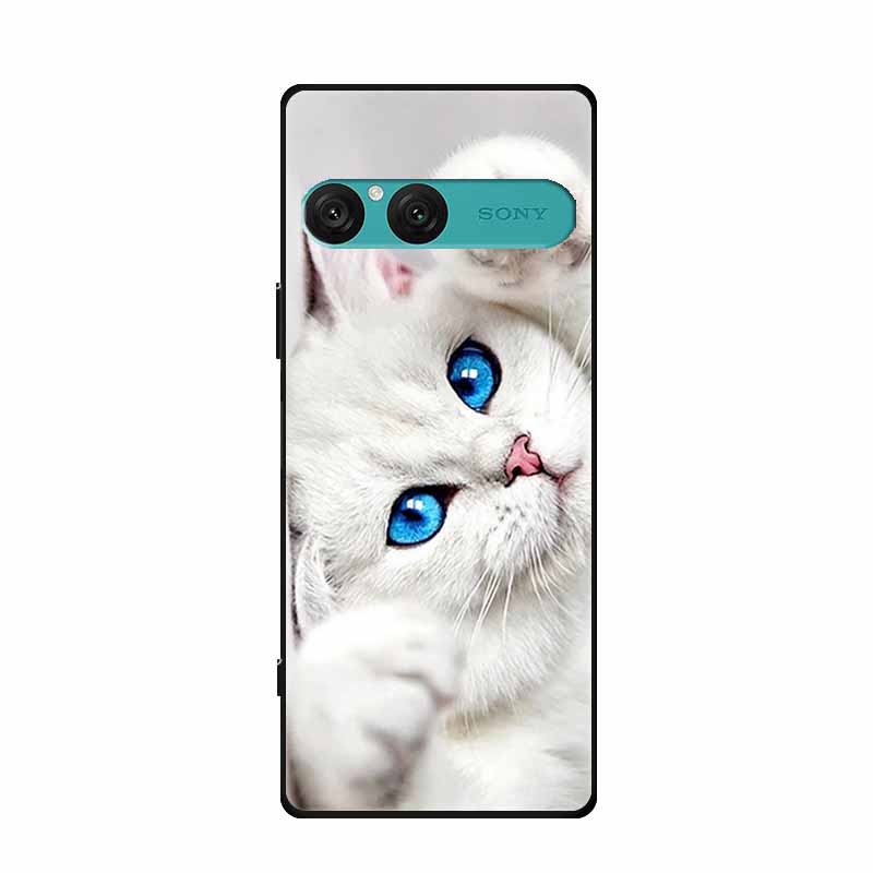 For Sony Xperia 10 VII Case Soft Silicone TPU Back Cover Protective Coque for Xperia10 VII 5G XQ-FE54 XQZ-CBFE Black Phone Cases