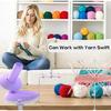 DAFENCHI Yarn Winder, Electric Yarn Winder That Can Work with Yarn Swift, Automatic Large Yarn Ball Winder for Crocheting, Speed Adjustable Yarn