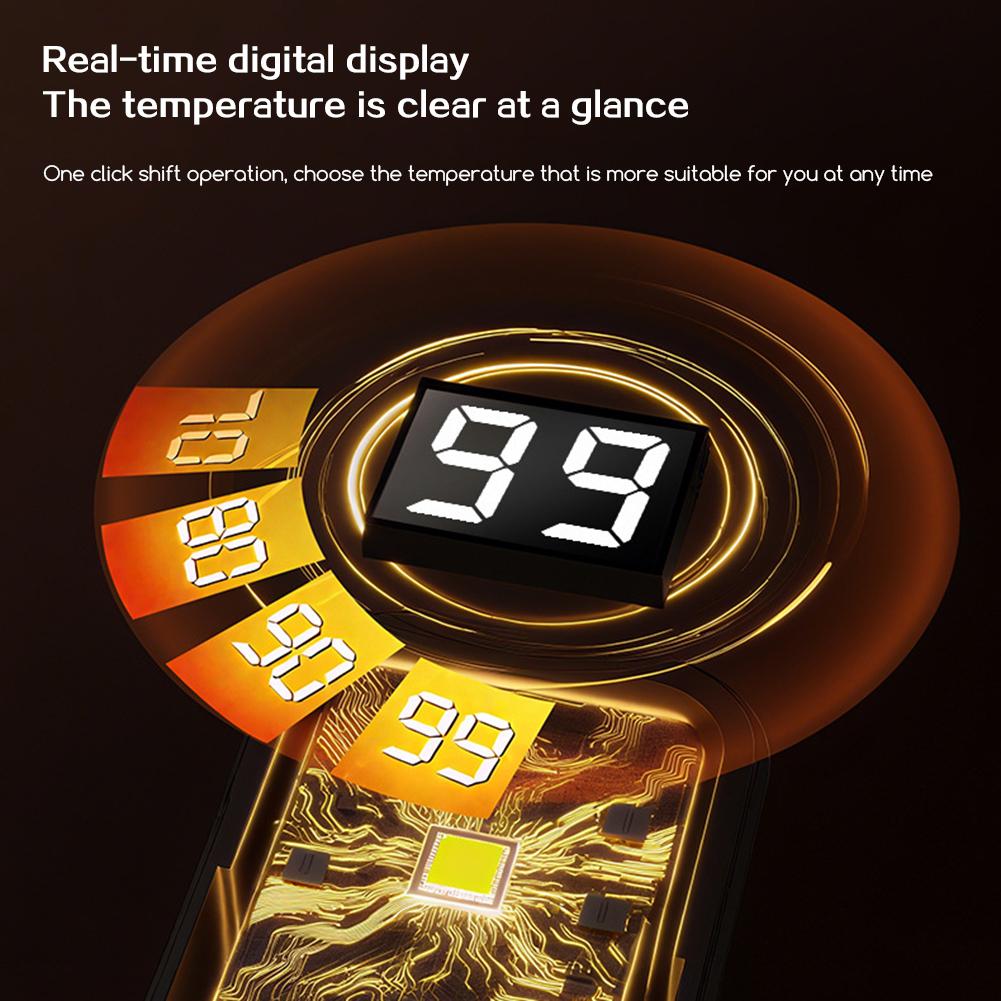 2 In 1 Electric Hand Warmer For Outdoor Indoor Use Innovative 2 In 1 Magnetic Split Design For Shared Warmth. For Winter Commute