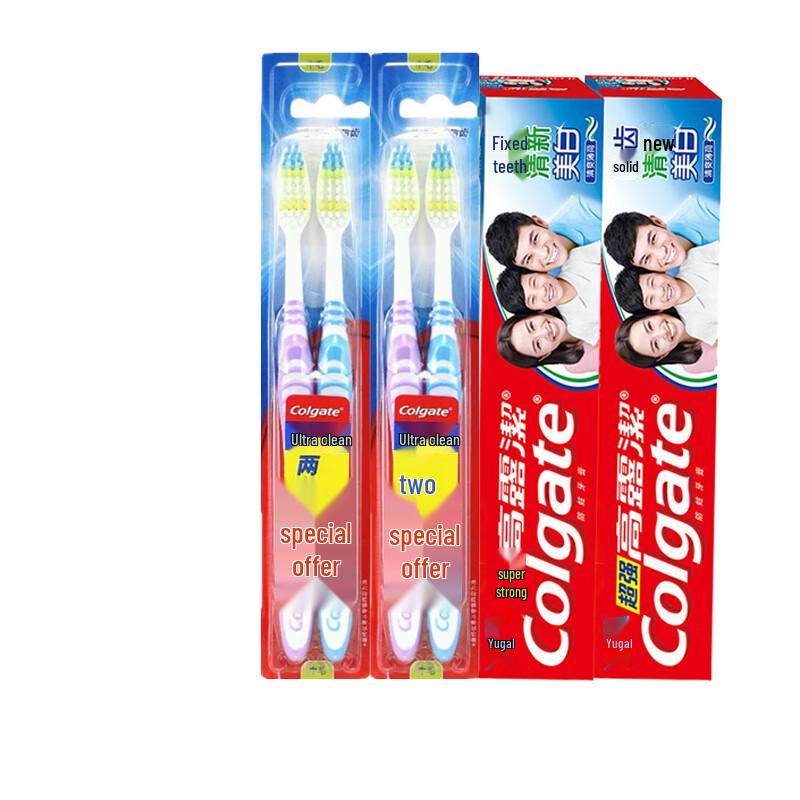 Colgate Ultra Clean Toothbrush & High Calcium Toothpaste Set
