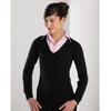 Russell Collection Ladies/Womens V-Neck Knitted Pullover Sweatshirt