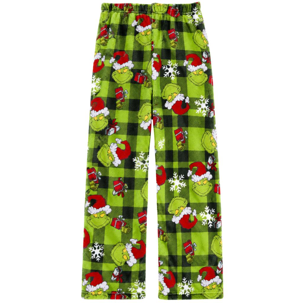 Women's Halloween Straight Leg Flannel Pants for Fall and Winter