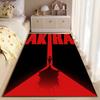 Area Rug, Akira Anime Tetsuo Red Black Minimal Line Poster, Living Room Decor, Non-Slip Mat