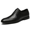 Genuine Leather Shoes Men Brand Oxford Men Shoes Fashion Luxury Dress Shoes Men Formal Shoes Elegantes Groom Shoes High Quality