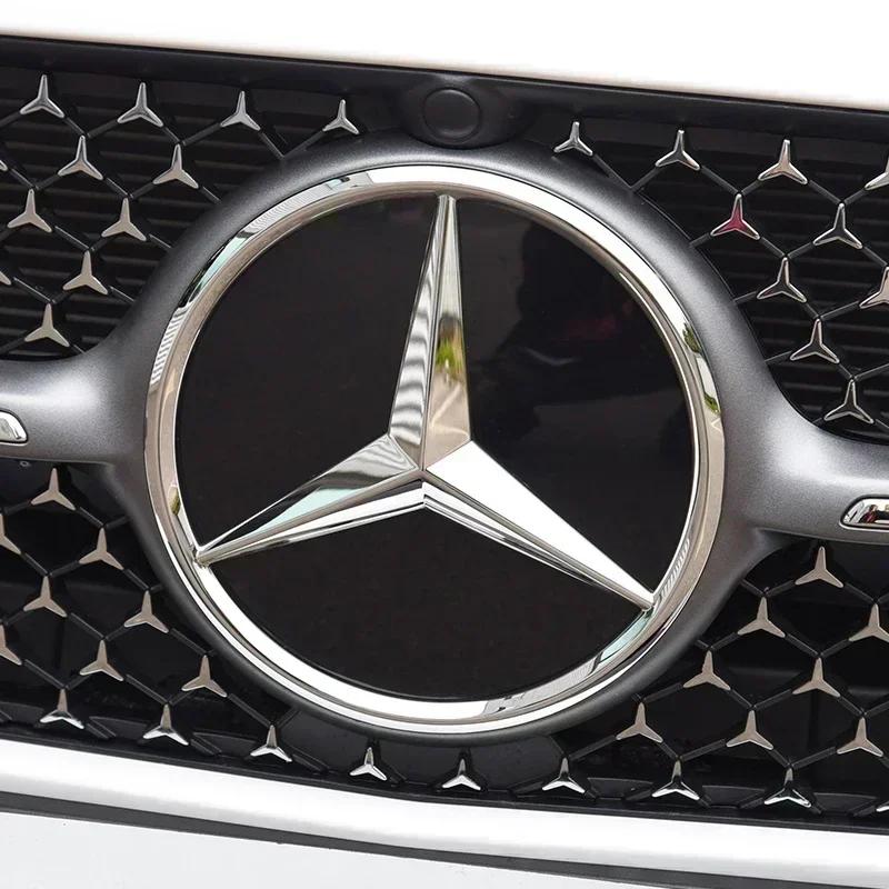 3D 188mm Front Grille Star Logo Emblem Badge For Mercedes-Benz C Class 2014-2018 GLC Car Emblems UWXYZ1