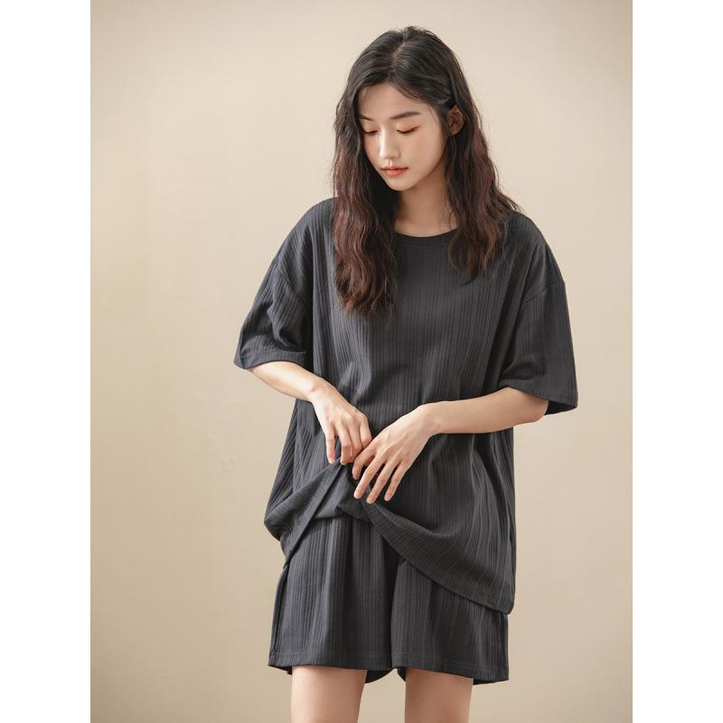 

Summer Pajamas Women s 2023 New Pure Cotton Thin Short Sleeved Round Neck