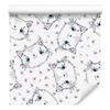 Kittens and Flowers Wallpaper for Living Room and Bedroom 50x1000