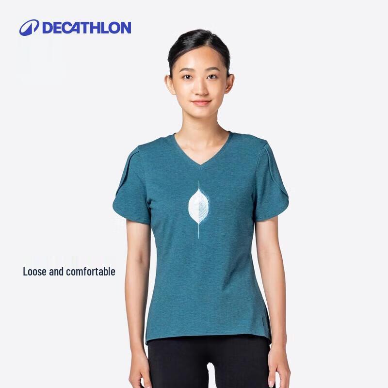 Decathlon Women's V-Neck Yoga T-Shirt