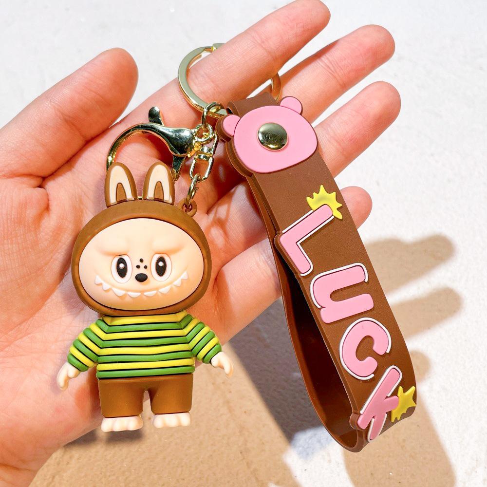 Labu Stoff Schlüsselanhänger 1 Stück Cartoon Knirps Junge Schultasche Anhänger Autoschlüsselanhänger Kleine Geschenke