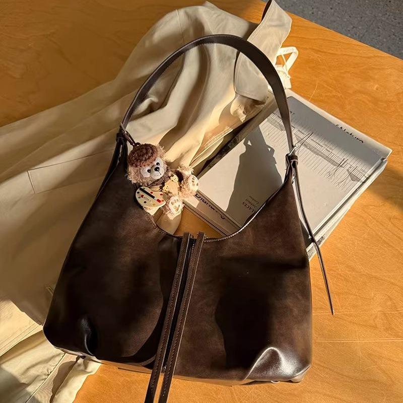 Autumn and Winter New Lazy Temperament Tote Bag Wasteland Style Retro Underarm Bag Large Capacity Messenger Bag