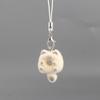 Cute Flocked 3D Resin Bear Keychain Sweet Creative Student Phone Chain Pendant Bag Accessory Phone Strap Gift
