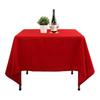 Red Table Cover Tablecloth Waterproofie Washable Foldable Polyester Fabric For Indoor and Outdoor Party Use