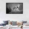 Venation Kissing Love Leinwand Malerei Poster Schwarz Weiß Pop Art Print Nordic Dekoration Wandbild für Wohnzimmer Dekor