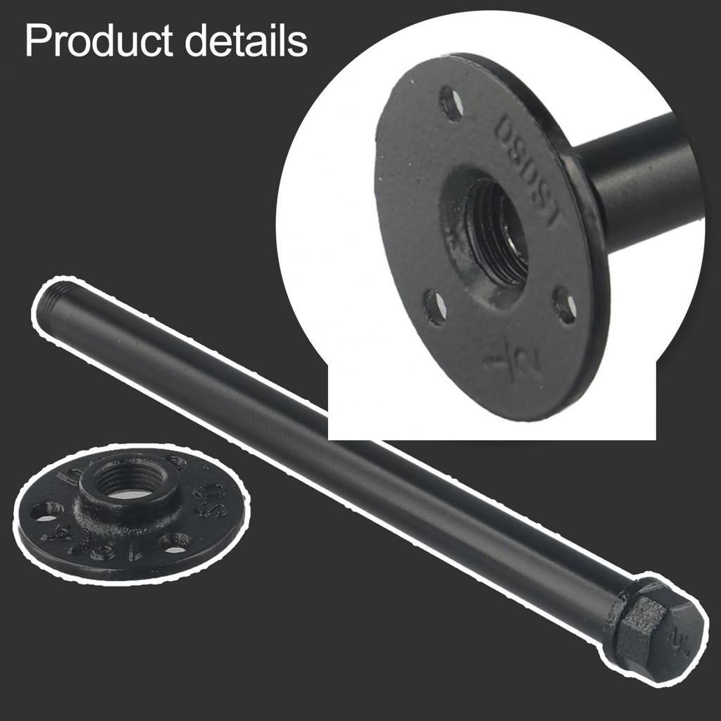 Industrial Pipe Shelf Bracket Rustic Retro Office Display Wall mounted