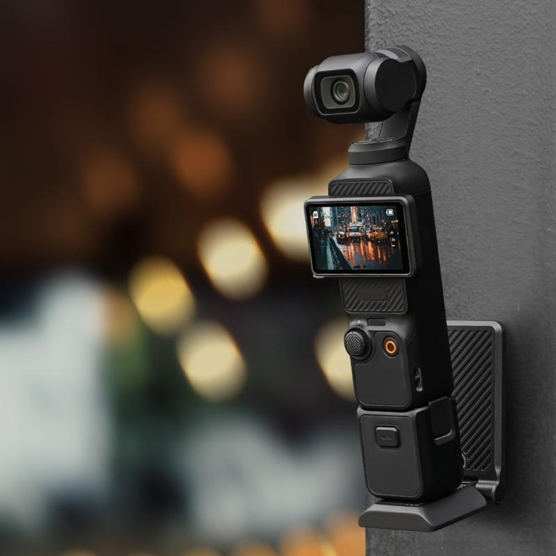 Multi Angle Magnetic Mounting Stand for Pocket 3 Camera Featuring Collapsible Stand Design and Anti Slip