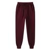 16-Color Men’s & Women’s Slim-Fit Fleece Sweatpants: Elastic Waistband, Plain Jogger Pencil Pants