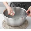 Stainless Steel Drain Bowl 22Cm Fruit Vegetable Washing Basket Kitchen Food Draining Tool Dishwasher Safe Outdoor