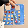 Fun Graffiti Apple Suitable for Iphone15 Couples 16ProMax Mobile Phone Case 13 Apple 14P Pendant