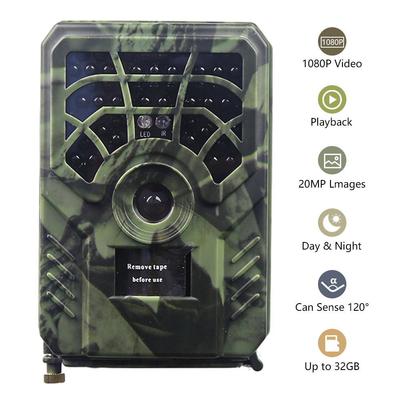 PR300A/PR300C Trail Camera 8MP 720P Wildlife Hunting Camera, 0.3s Trigger, 15-20m Night Vision, IP54 Waterproof Outdoor Surveillance Camera