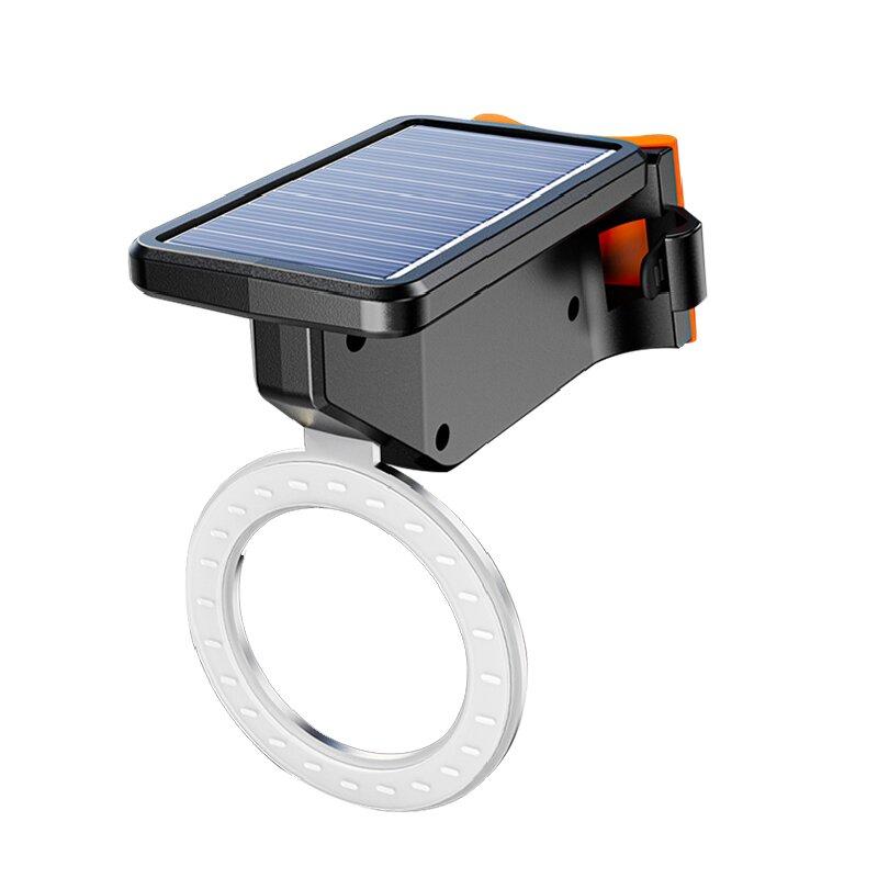 Smart Sensor Bicycle Tail Lamp Solar Powered Bike Rear Light Rechargeable Cycling Safety Warning Taillight for Night Riding