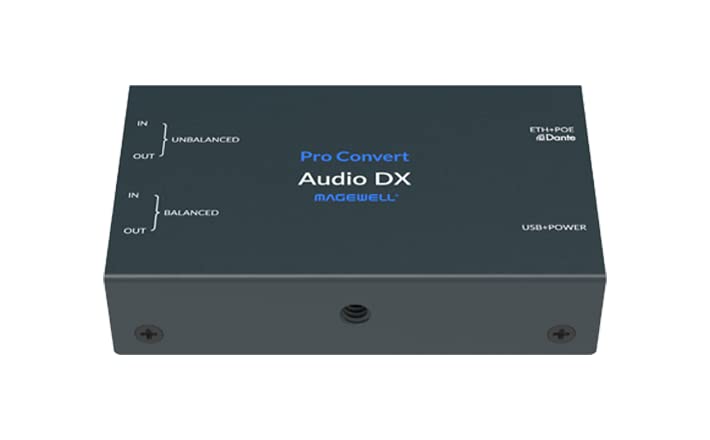 

Pro Convert Audio DX Imported Compatible Audio [Regular Product] [Dante/SRT/NDI Analog/Digital Converter]