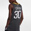 Nike Golden State Warriors Statement Edition Stephen Curry 30 AU Jersey GSW 'Zwart Geel' Heren 863152-060