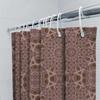 Rustic Bohemian Bathroom Decorpink Geometric Shower Curtain For Spa Retreats Bathrooms Privacy Protection Waterproof Fabric Prin