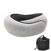 Nackenkissen für unterwegs, Memory Foam, U-förmiges Kissen, Schnecken-Stil, Nackenstütze für unterwegs, tragbar, verstellbar, weich, Schlafkissen für die Mittagspause