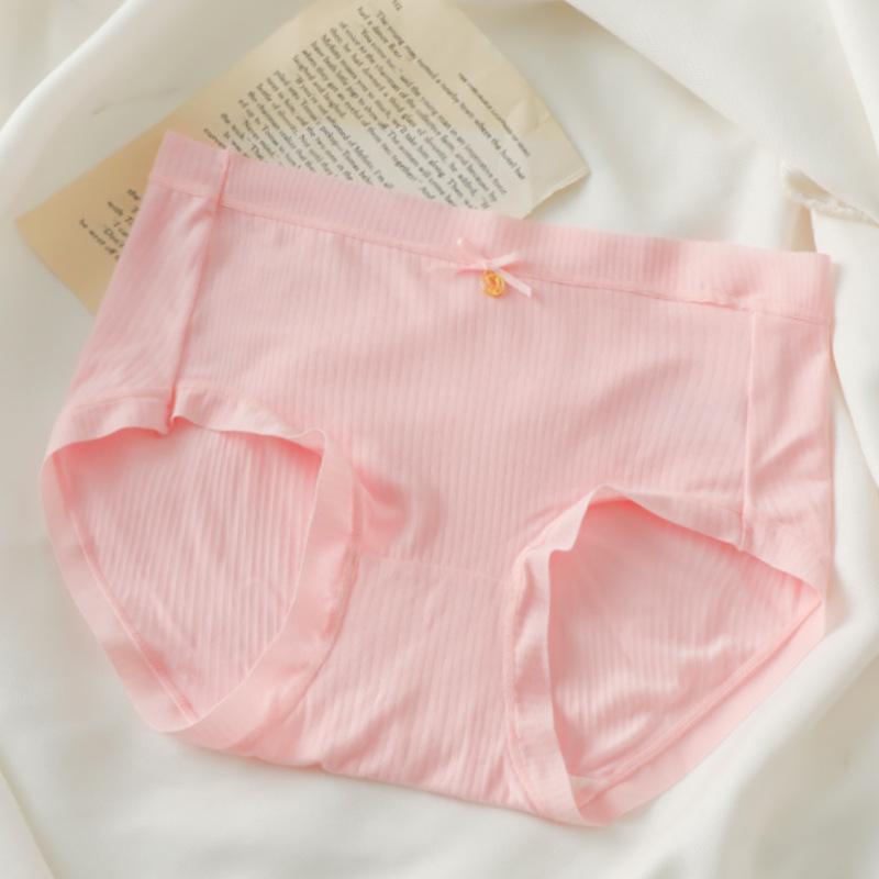 Breathable and Fashionable Classic Underwear Women's Cotton Women's Seamless Large Size Sexy Briefs with High Waist and Buttocks